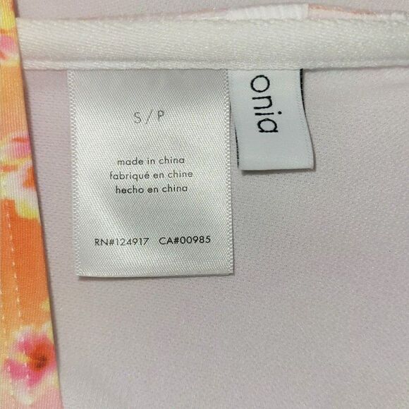 ONIA Anthropologie Marie One-Piece Designer Swimsuit Women's Size Small - Picture 3 of 3